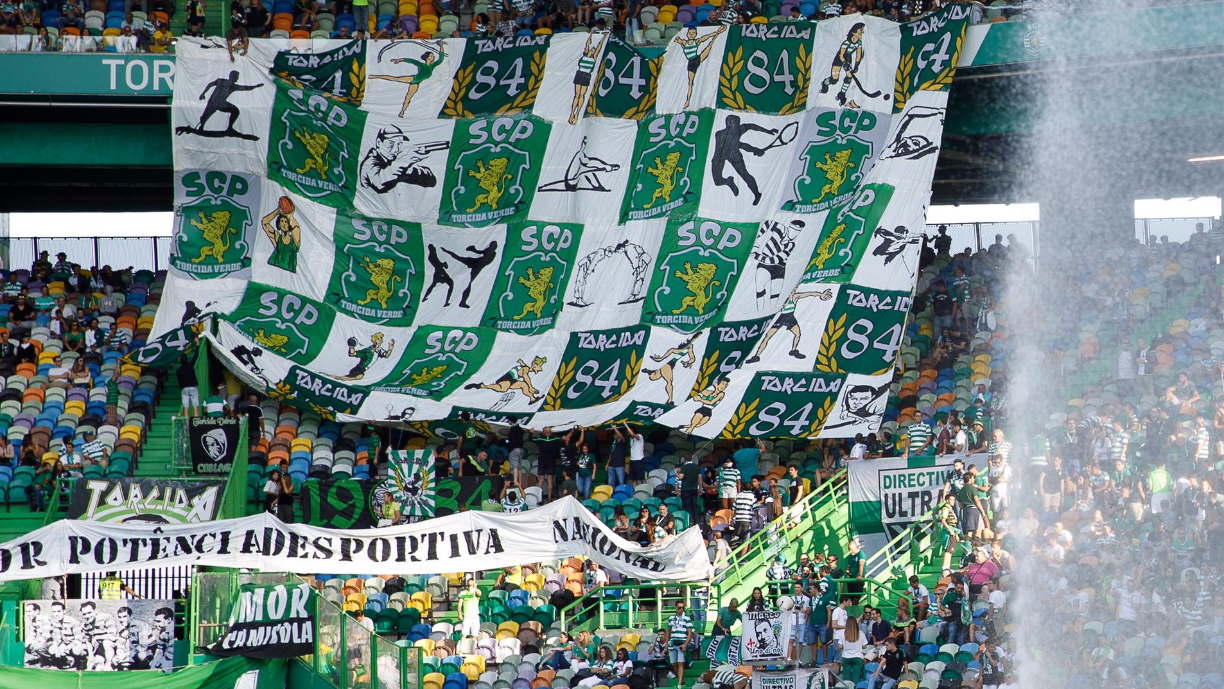 Torcida Verde marca aniversário do Sporting com mensagem nas redes sociais
