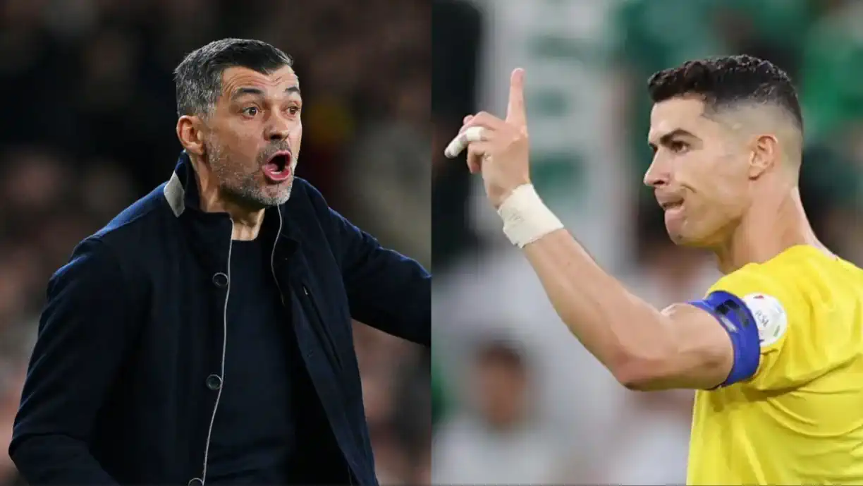 Sérgio Conceição vai jogar contra rival de Cristiano Ronaldo no final da temporada