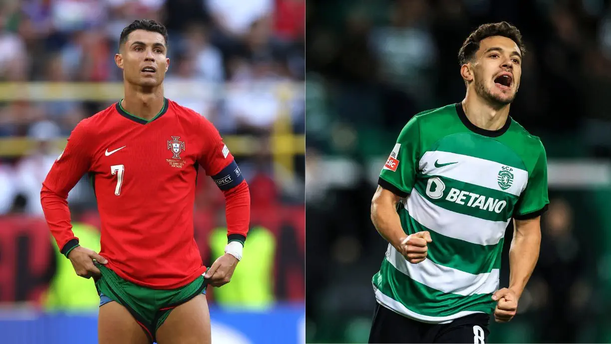 Cristiano Ronaldo, formando no Sporting, é a cara de Portugal no Euro 2024