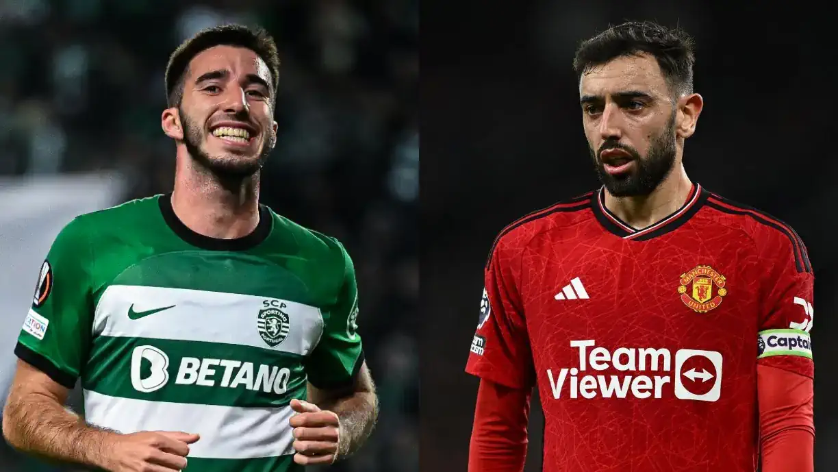 Bruno Fernandes mostrou-se caloroso com jogador que pode ditar destino de Gonçalo Inácio no Sporting