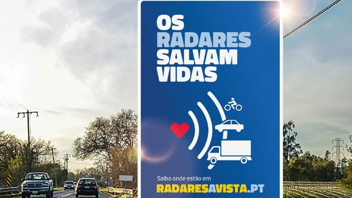 Portugal conta com 25 novos radares de velocidade. Fotografia de ANSR