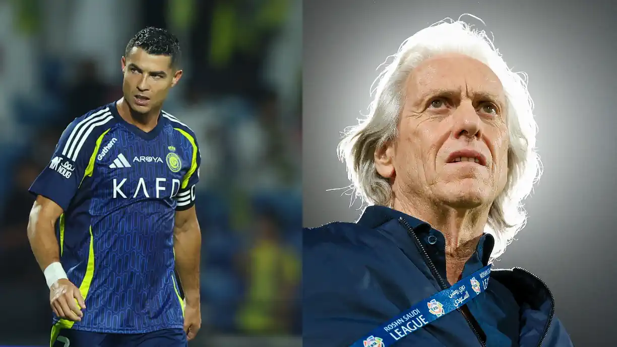 Jorge Jesus bateu recorde no Al Ain - Al Hilal, com Cristiano Ronaldo a observar