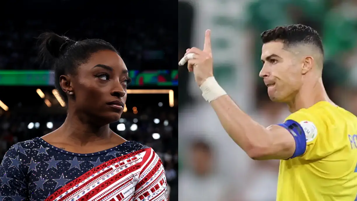 "VOCÊS FALAM DO CRISTIANO RONALDO, MAS...": ALAN PARDEW GARANTE QUE SIMONE BILES É SUPERIOR AO CRAQUE