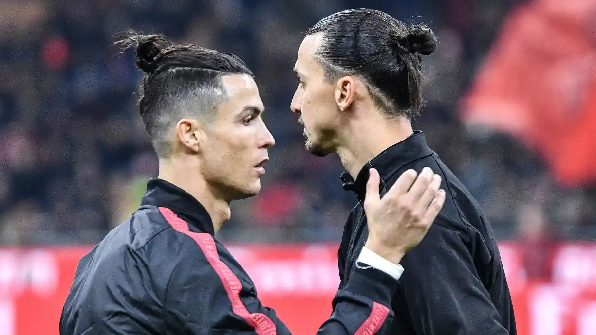 Ibrahimovic manda boca a Cristiano Ronaldo