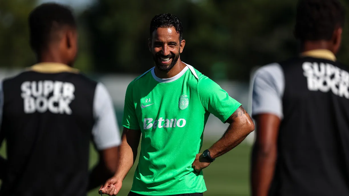 Rúben Amorim, treinador do Sporting, não poderá contar com trio no embate da Supertaça frente ao Porto