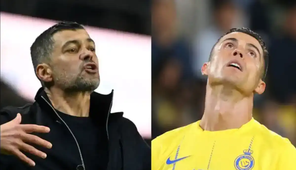 CRISTIANO RONALDO PERTO DE RECEBER CARA CONHECIDA: AL NASSR 'PISCA OLHO' A SÉRGIO CONCEIÇÃO