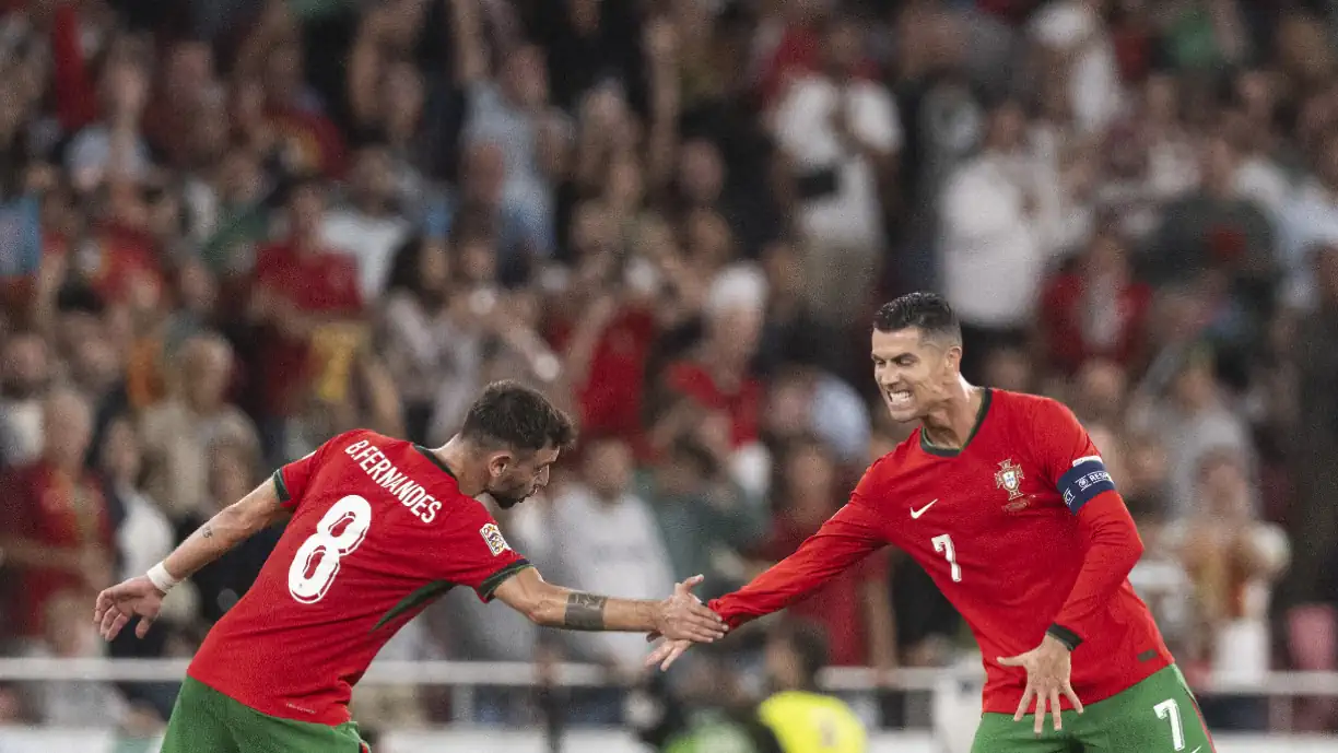 Depois do Portugal - Escócia, que terminou com vitória da seleção, por 2-1, Bruno Fernandes abordou próximos tempos de Cristiano Ronaldo