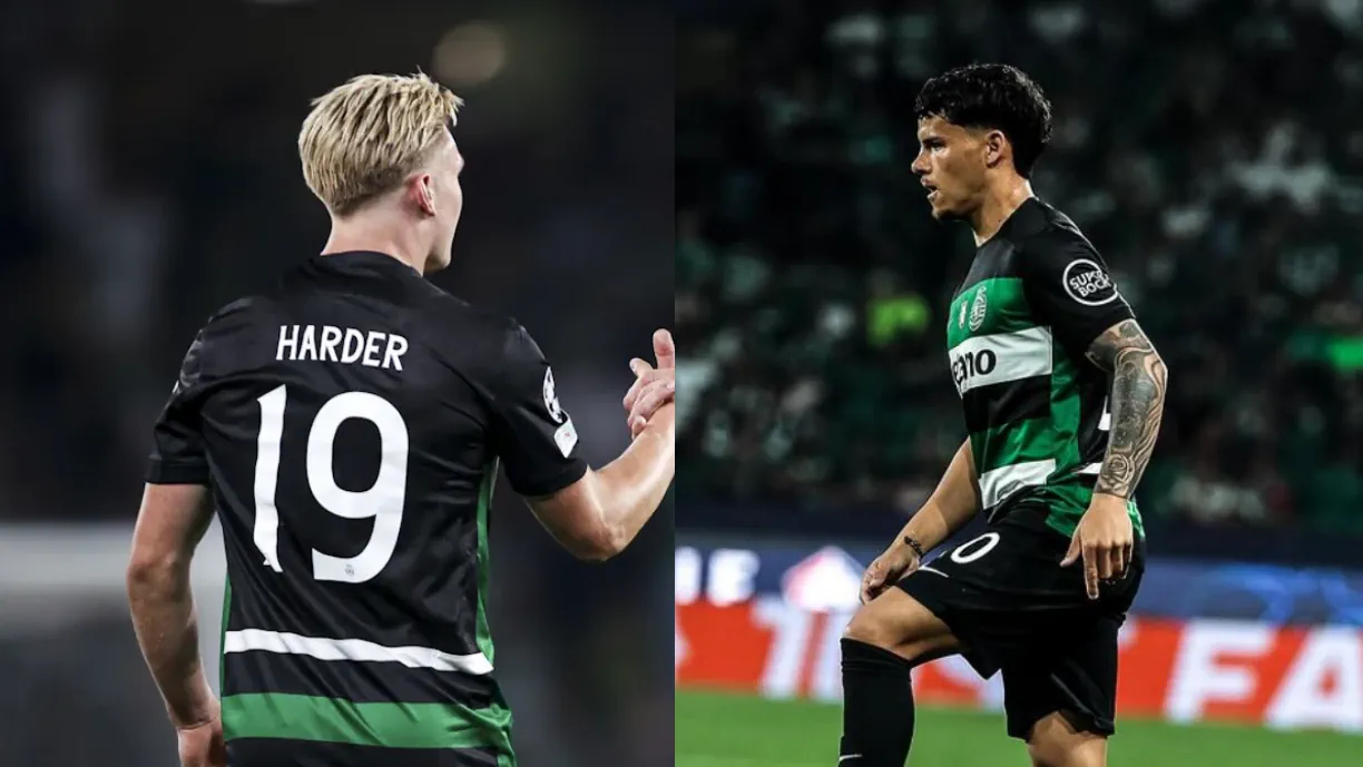 Maxi Araújo e Conrad Harder procuram lugar no onze do Sporting