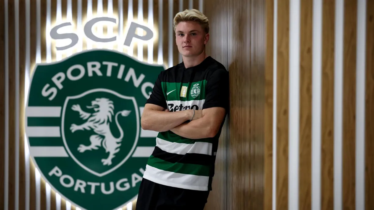 Conrad Harder elogiado Hjulmand, capitão do Sporting