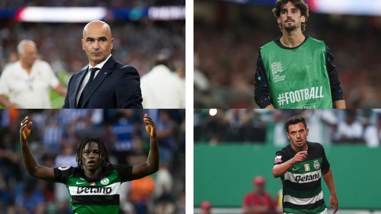 Roberto Martínez abordou a pouca utilização de trio do Sporting, nomeadamente Pote, Francisco Trincão e Geovany Quenda