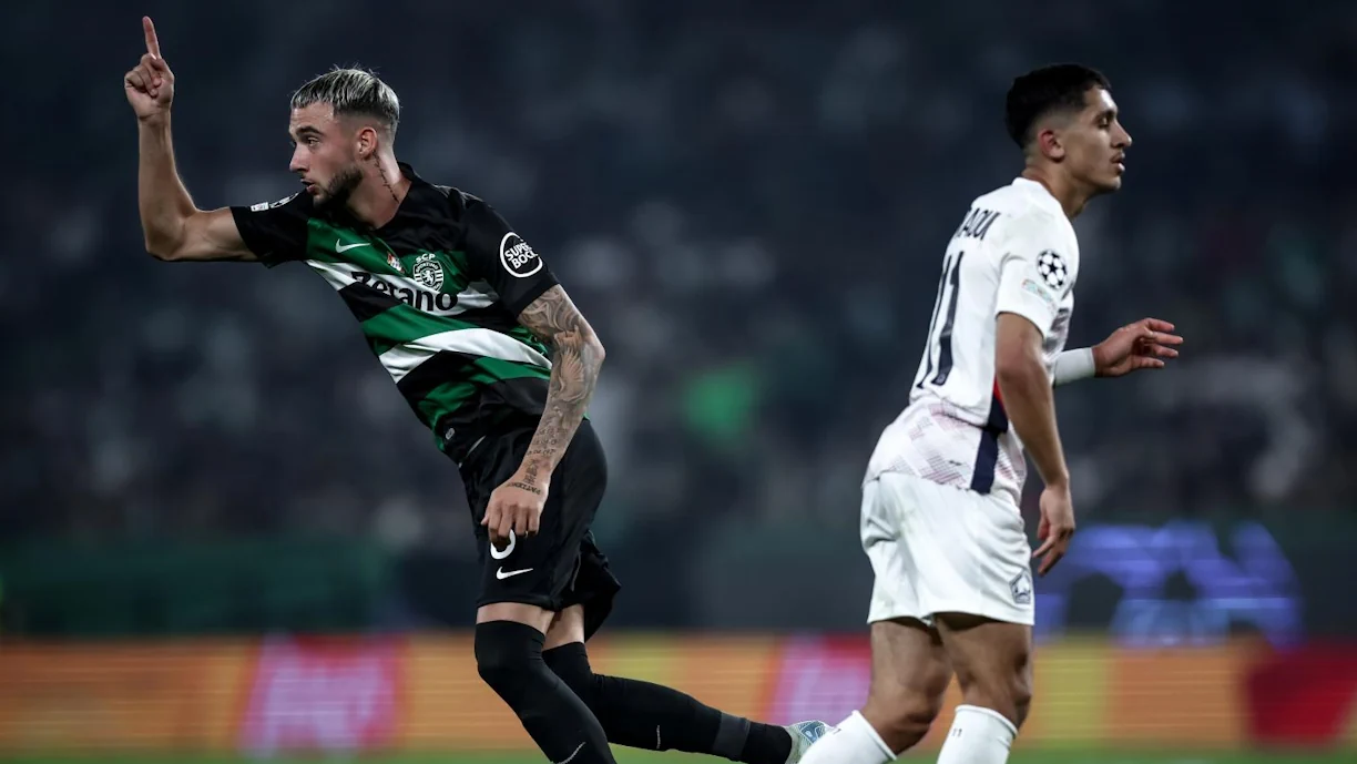 Zeno Debast marcou o segundo golo do Sporting - Lille