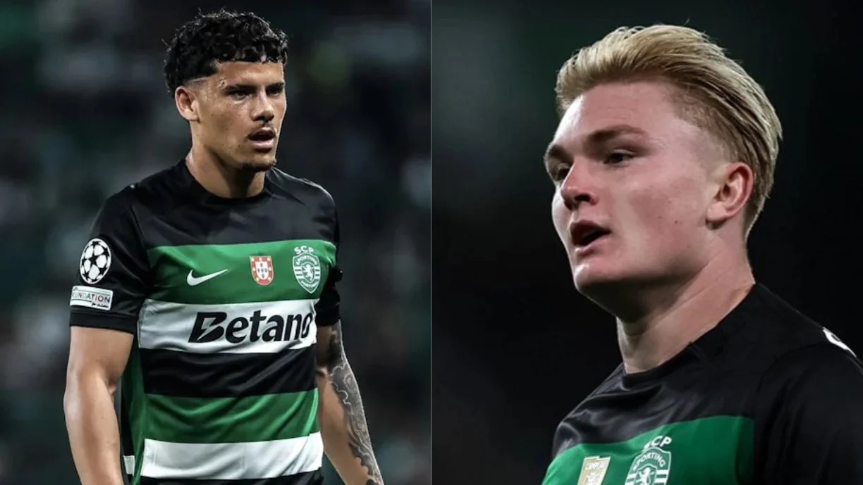 Maxi Araújo e Harder não foram titulares no PSV - Sporting por decisão de Amorim