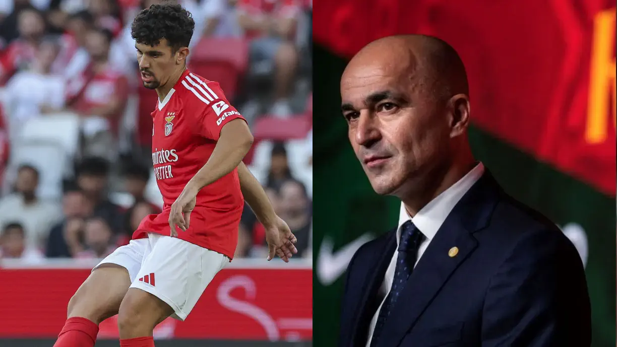 Roberto Martínez chama Tomás Araújo, defesa do Benfica, para lugar de Inácio