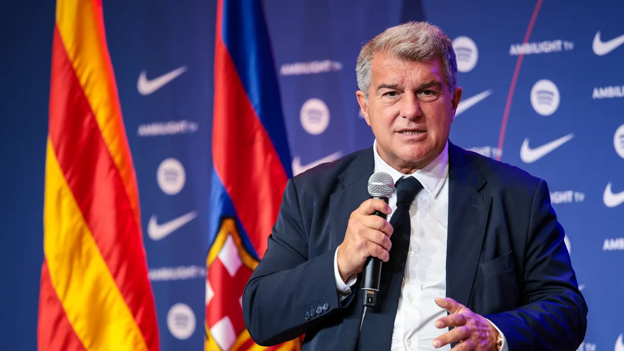 Adeptos do Barcelona pediram Gyokeres, do Sporting, a Laporta