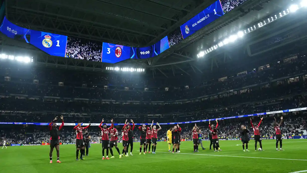 Rafael Leão, ex Sporting, não facilitou ao Real Madrid frente ao Milan