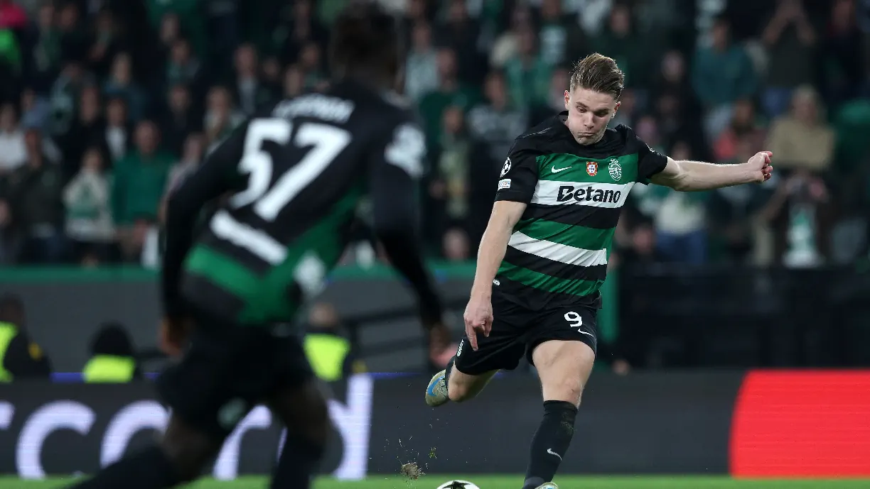 Viktor Gyokeres irritado com Gabriel no Sporting - Arsenal