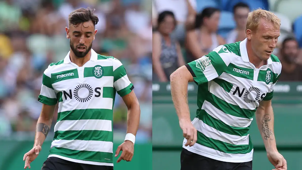 Bruno Fernandes recorda história com Mathieu no Sporting