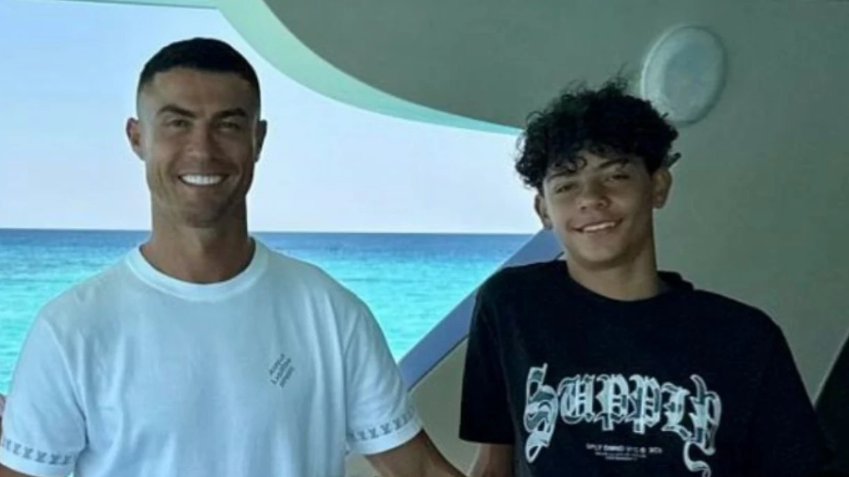 Futuro Bola d'Ouro? Filho de Cristiano Ronaldo marca golaço e explode redes sociais (vídeo)