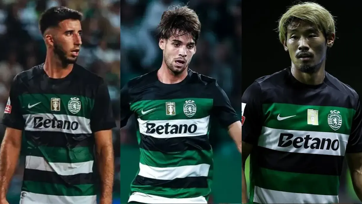  Gonçalo Inácio, Hidemasa Morita e Daniel Bragança  fazem falta ao Sporting