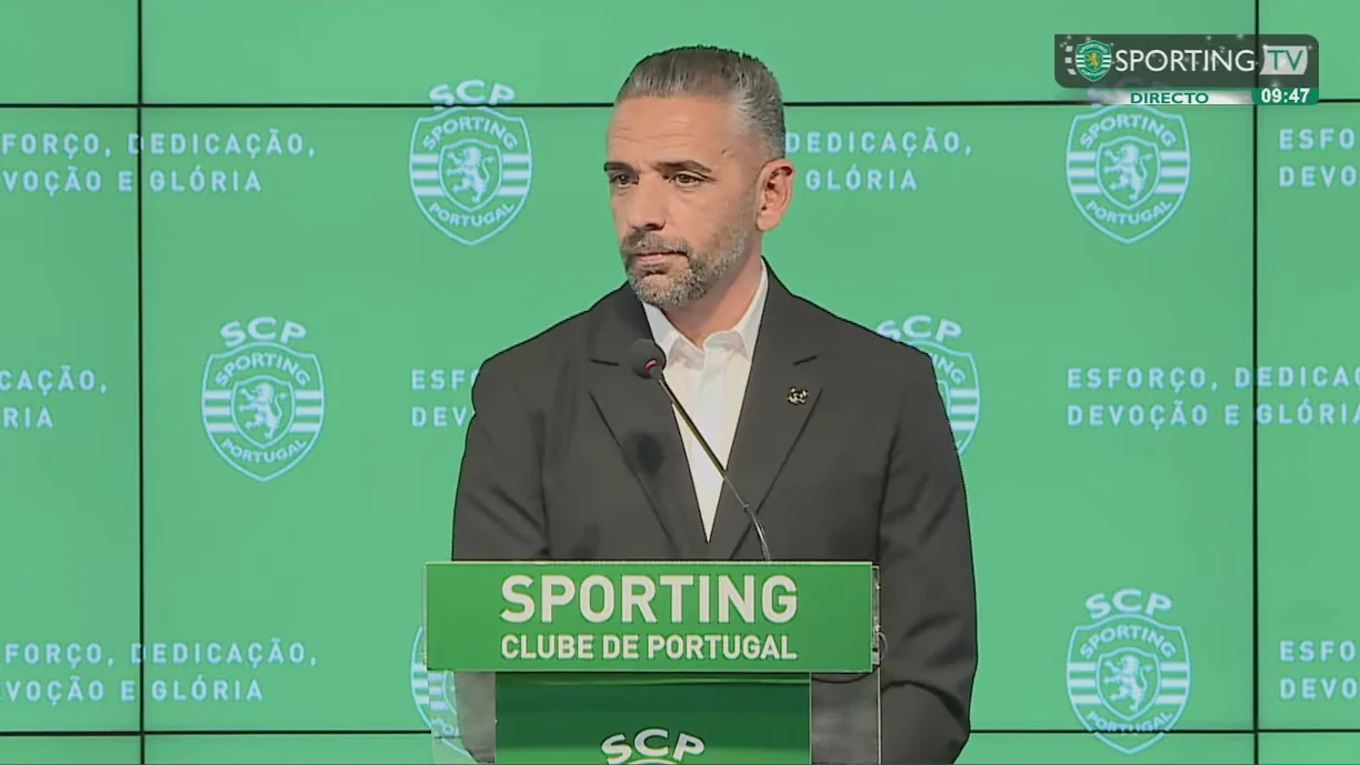 Rui Borges fala como treinador do Sporting