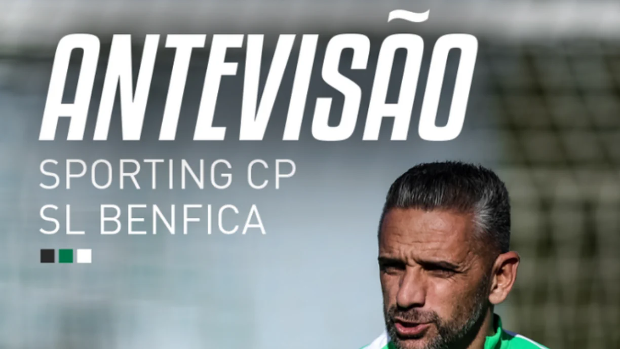 Rui Borges em conferência de imprensa do Sporting