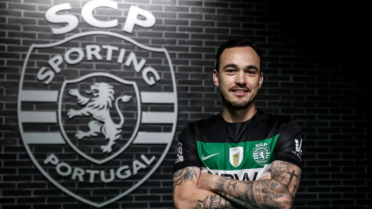 Bruno Dias, ala internacional brasileiro de 37 anos, é reforço do Sporting, que vai atacar a Liga dos Campeões e o pentacampeonato de futsal