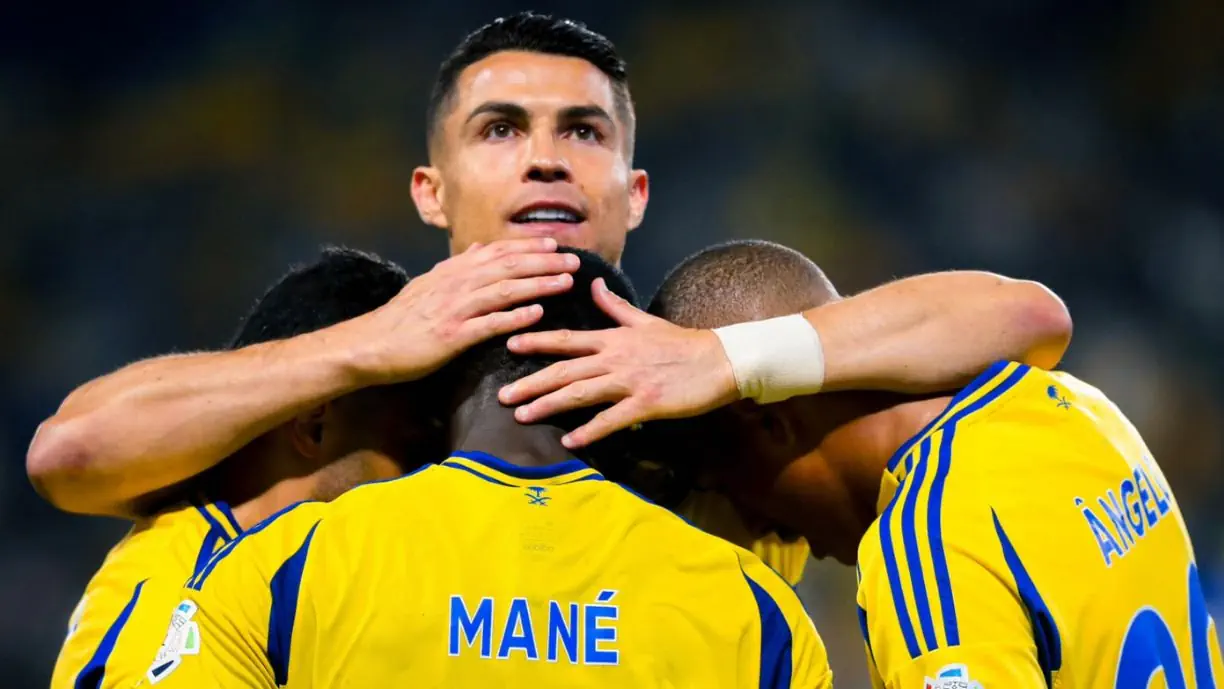 Cristiano Ronaldo reagiu, na rede social X, ao 3-1 do Al Nassr diante do Al Akhdoud 