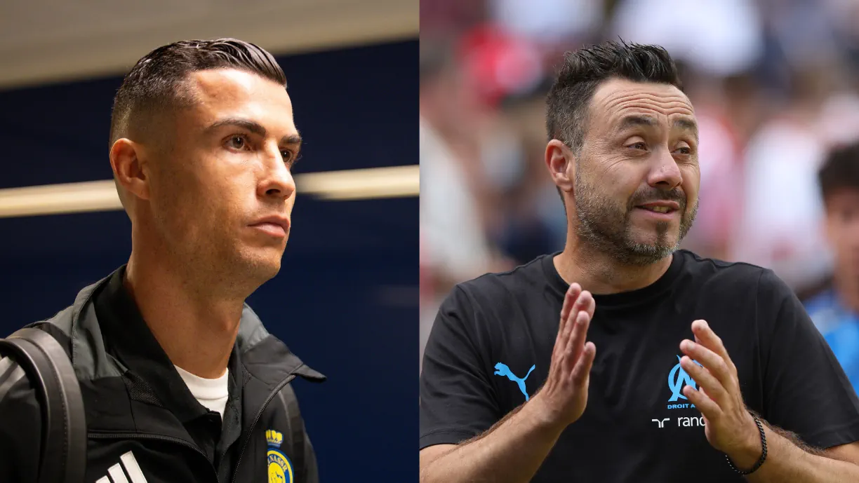 De Zerbi responde a Cristiano Ronaldo: “É uma pena porque…”