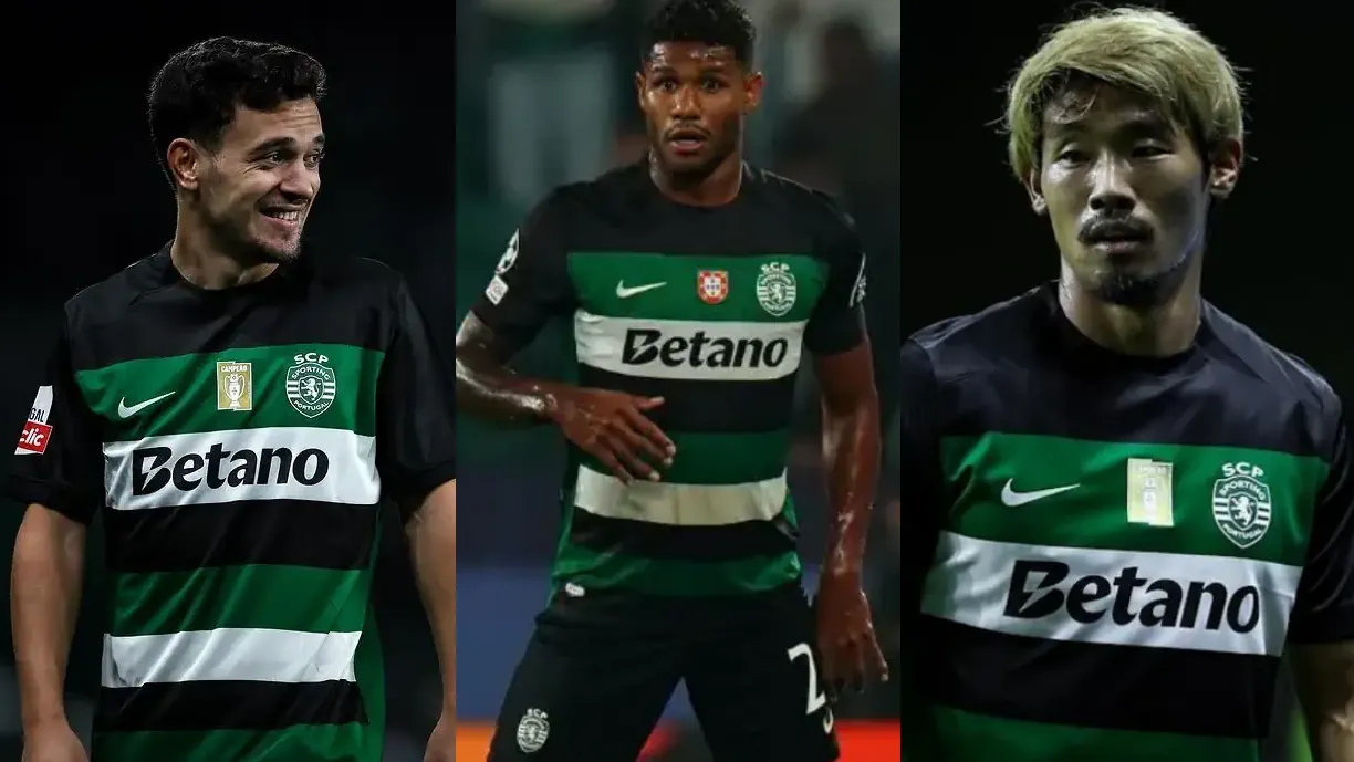 Pote, Matheus Reis e Morita; Trio do Sporting com data de regresso