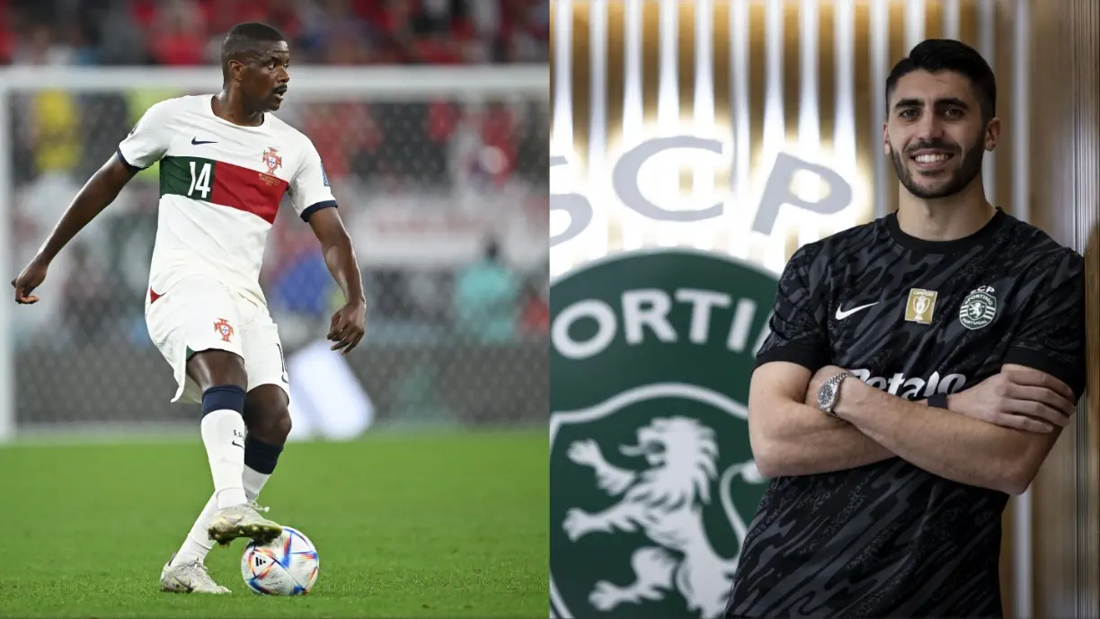 William Carvalho deu os parabéns a Rui Silva, novo reforço do Sporting