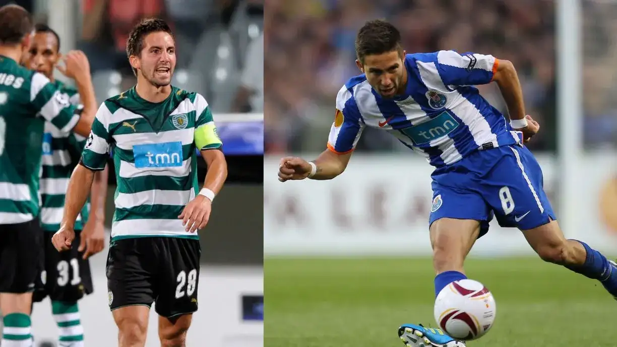 João Moutinho é apenas um dos vários jogadores que atuaram pelo Sporting e pelo Porto. O médio deixou mesmo os leões, em 2010, para assinar pelos dragões