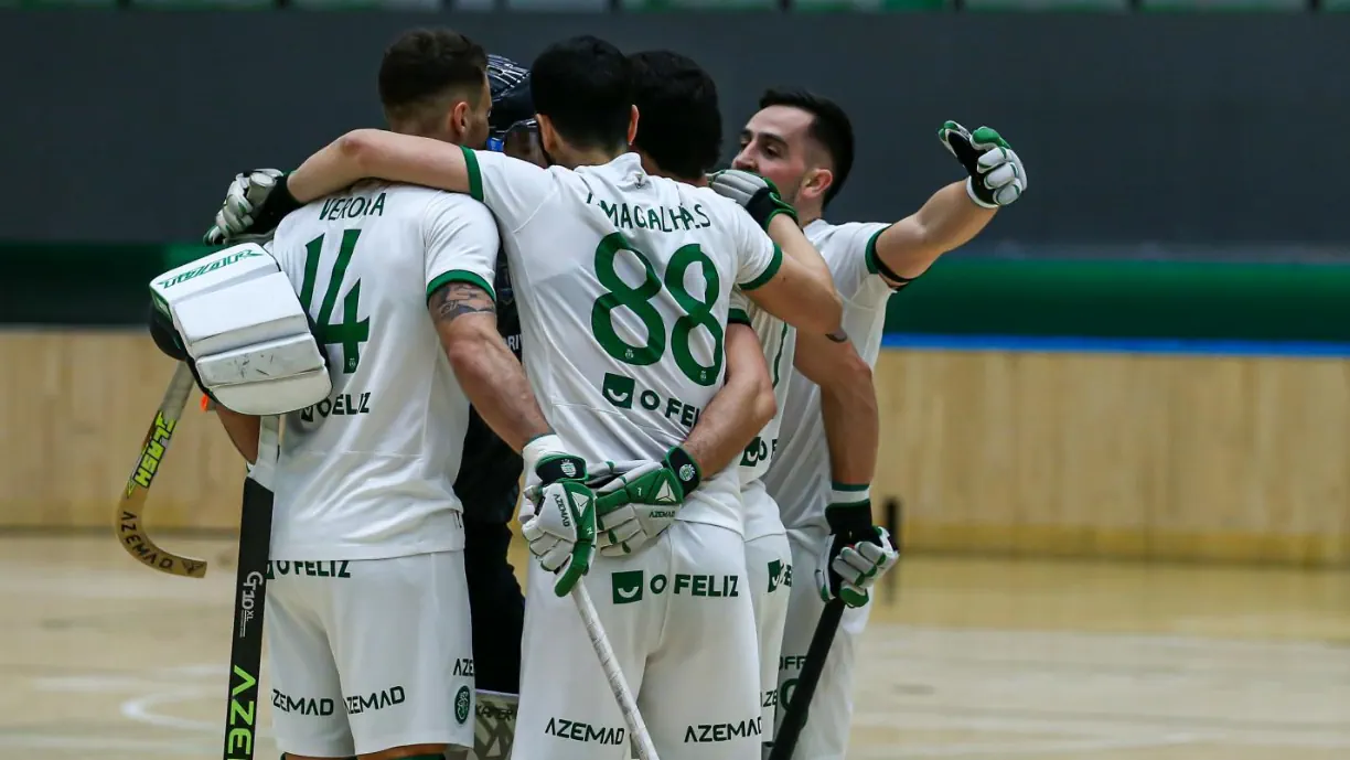 Acompanhe todas as emoções do dérbi de hóquei em patins entre Sporting e Benfica a contar para a 15.ª jornada do Campeonato Placard