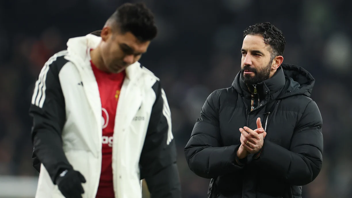 Declarações de Ruben Amorim após o Tottenham - Manchester United dão que falar. Fotografia de Getty Images/Alex Pantling