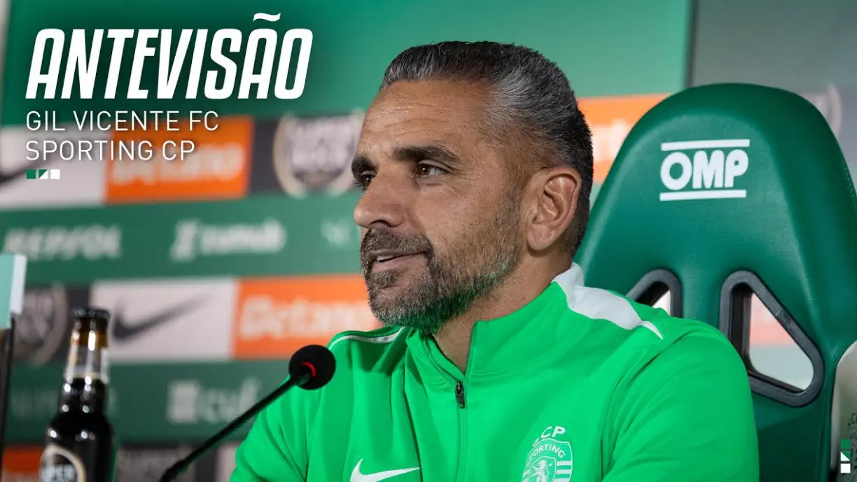 Rui Borges, treinador do Sporting, fez antevisão ao duelo com o Gil Vicente e garantiu que Geny talvez seja opção