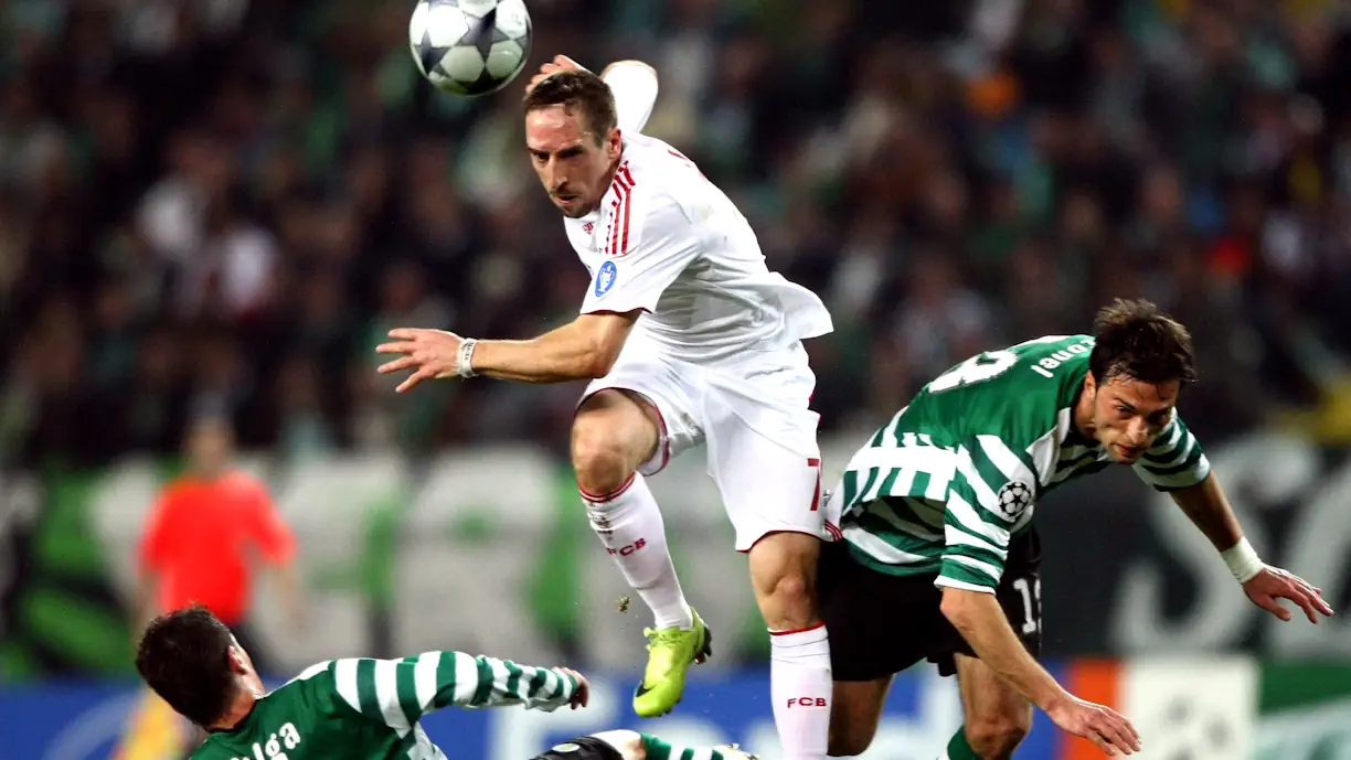 Sporting foi humilhado na receção ao Bayern Munique nos oitavos da Liga dos Campeões. Fotografia de Chistof Koepsel/Bongarts/Getty Imagens