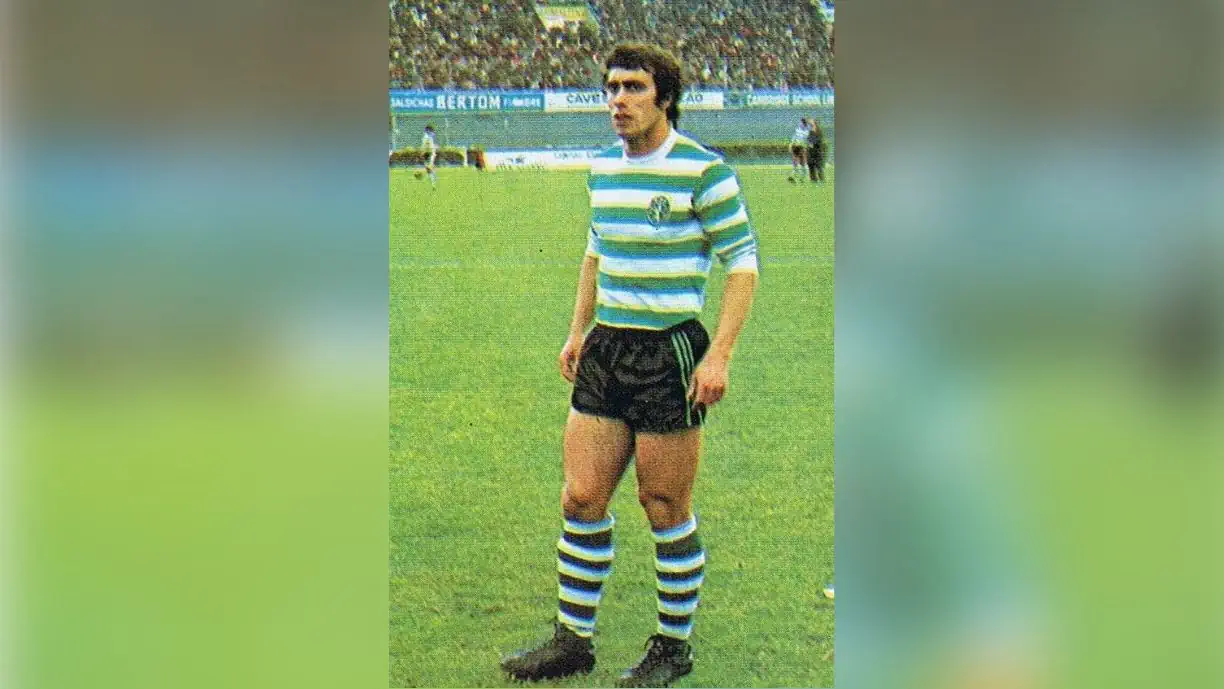 Vítor Gomes, médio que marcou no jogo de despedida do Sporting, celebra 76 anos esta sexta-feira, 28 de fevereiro