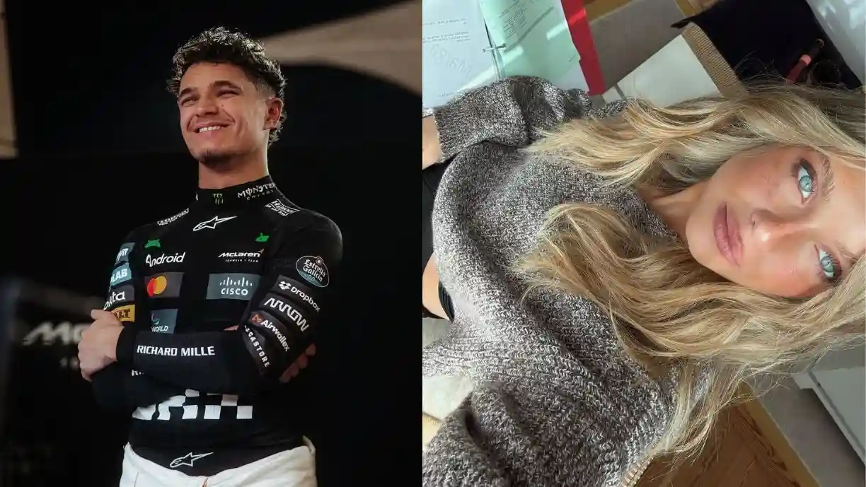 Abraço polémico de Margarida Corceiro e Lando Norris!