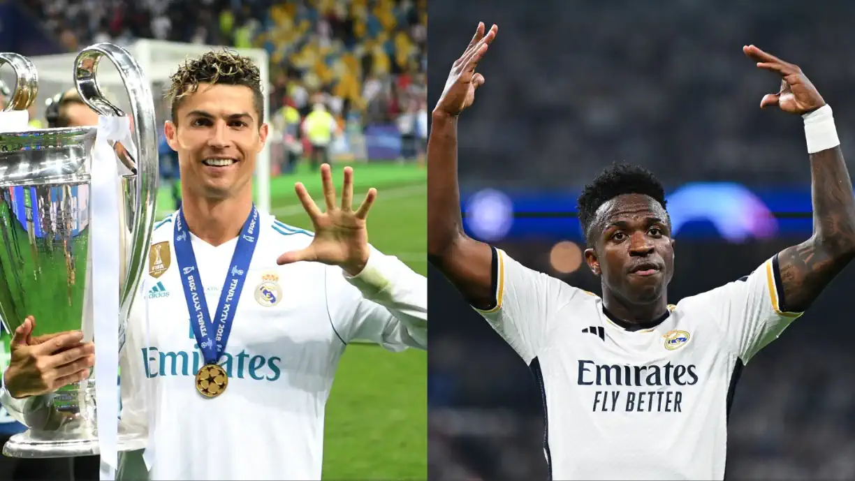 Vinícius Jr. melhor do que Cristiano Ronaldo no Real Madrid? Números não enganam