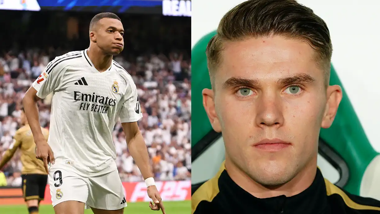 Kylian Mbappé, avançado francês do Real Madrid, acaba com sonho de Viktor Gyokeres, jogador do Sporting, vê sonho esfumar-se este sábado, dia 24 de maio