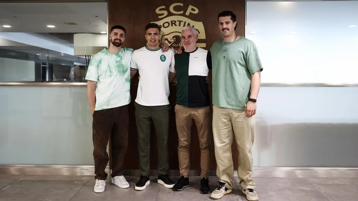Salvador Salvador, Martim Costa e Kiko Costa renovam com o Sporting até 2030 e não escondem felicidade tremenda