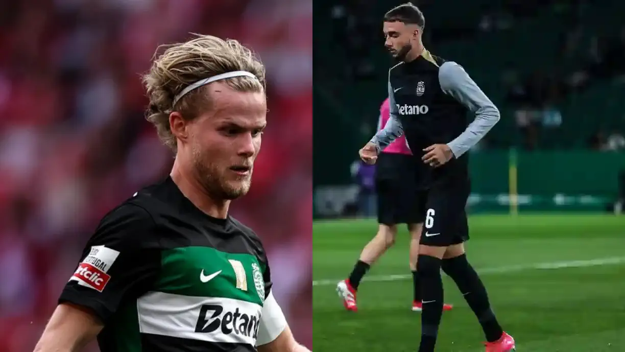 Morten Hjulmand e Zeno Debast com boas notícias antes do Sporting jogar a final da Taça de Portugal