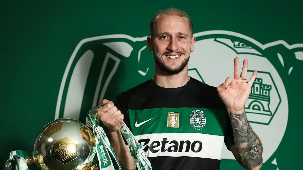 Nuno Santos está a lidar com uma grave lesão que o afastou de praticamente toda a temporada e reconhece grande mérito dos companheiros do Sporting