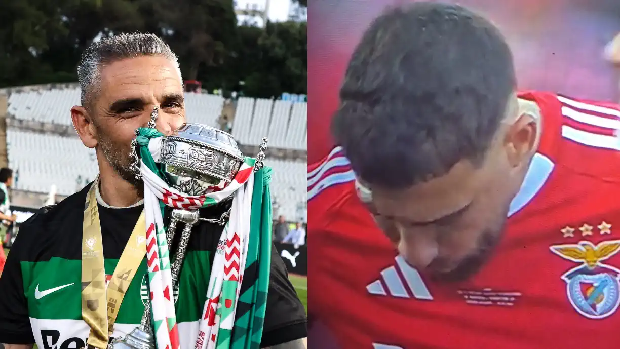Rui Borges analisou a partida e deixou uma 'farpa' ao Benfica e a Nicolás Otamendi, após vitória do Sporting na final da Taça