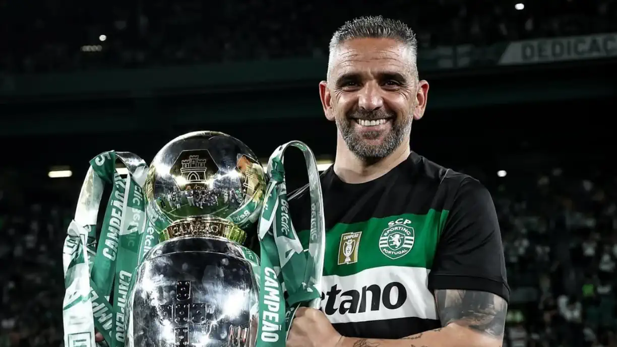 Exclusivo Leonino - Rui Borges sagrou-se campeão nacional com o Sporting e ganhou voto de confiança extra para 25/26