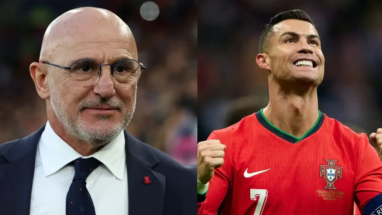 Depois do Espanha - França, Luis de La Fuente baba-se por Cristiano Ronaldo: "Admiração"