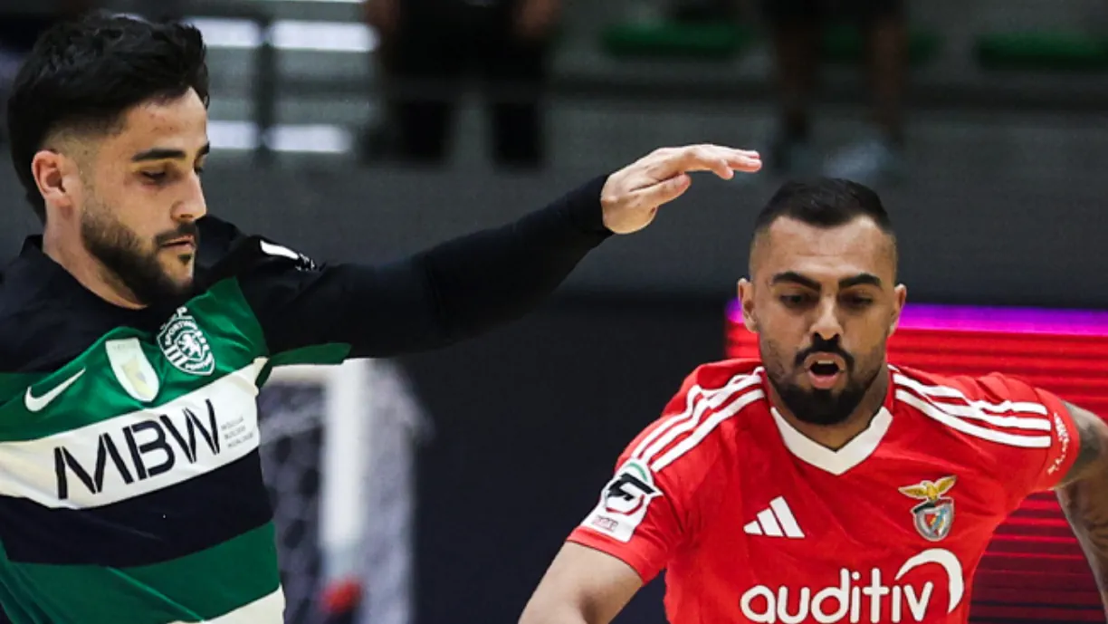Sporting saiu derrotado em casa frente ao Benfica e entra em falso no primeiro encontro que vai decidir o campeão nacional de futsal