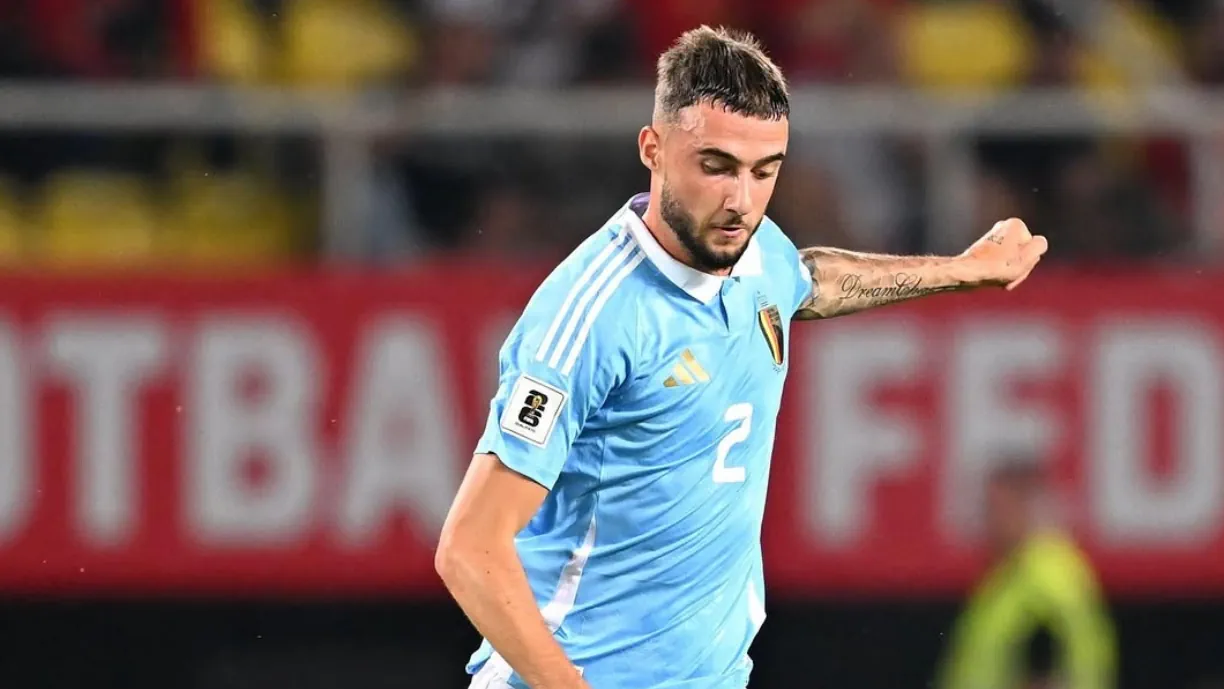 Debast com amargo de boca no Macedónia do Norte - Bélgica; Jogador do Sporting em momento difícil