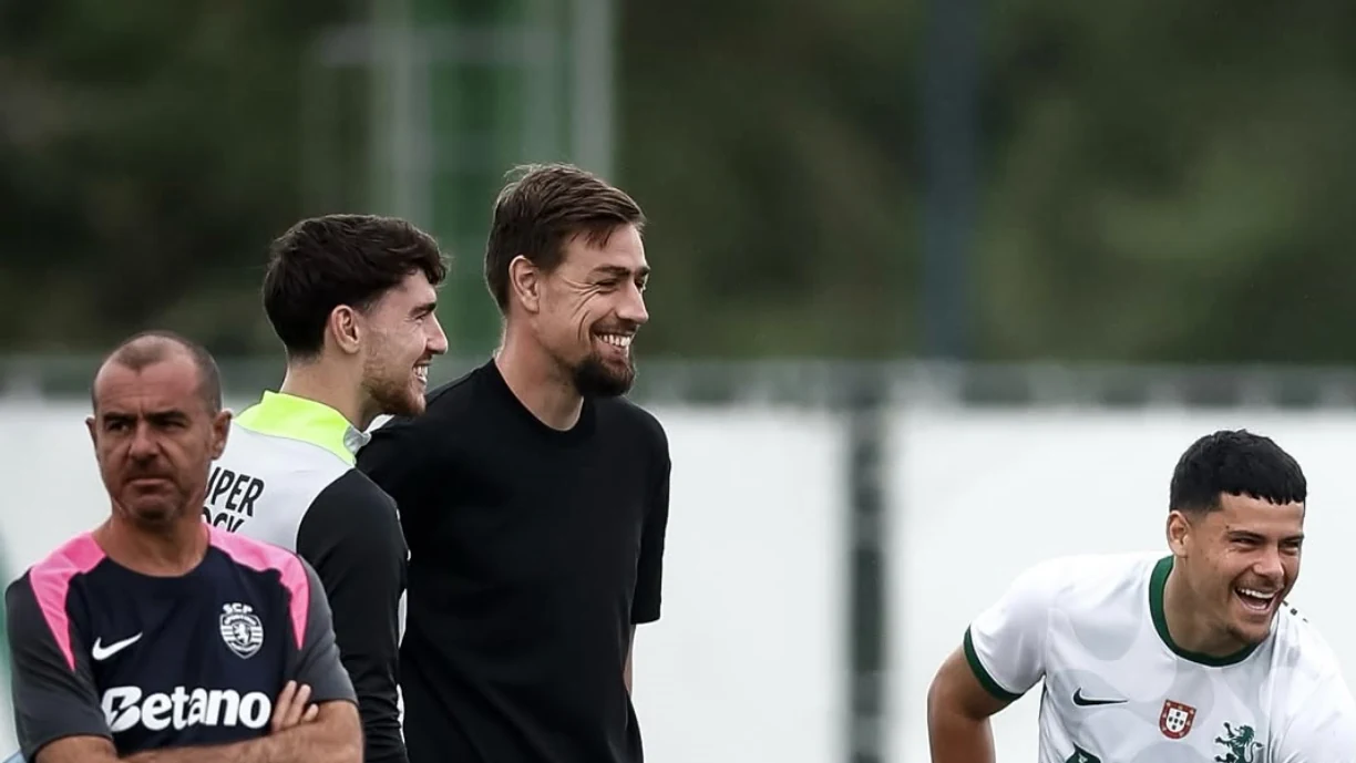 Após ter almoçado com alguns dos seus antigos companheiros no Sporting, Coates resolveu fazer um desvio a Alcochete
