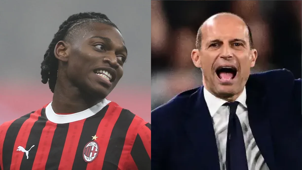 Massimiliano Allegri é o novo treinador do Milan e desafiou o ex Sporting Rafael Leão a chegar aos 20 golos na temporada