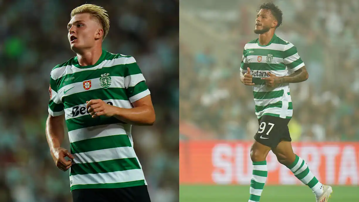 Luis Suárez deixou bons indicadores no seu primeiro jogo pelo Sporting, enquanto Conrad Harder fez exibição abaixo do esperado
